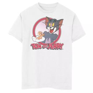 Футболка Tom & Jerry с портретом в стиле ретро для мальчиков 8–20 лет Licensed Character