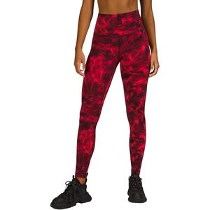 Футболка Align Series Женские Спортивные Брюки Светящийся Красный Lululemon, Выцветающий Светящийся Красный/MET2