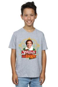 Футболка с улыбкой Бадди Elf, серый