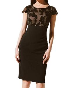 Платье-футляр из крепа и новинки черного цвета Joseph Ribkoff