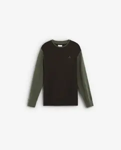 Детский вязаный джемпер с длинными рукавами контрастного цвета Scalpers