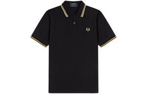 Поло с контрастными деталями FRED PERRY, черный