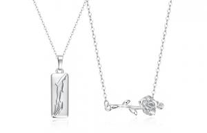 Унисекс ожерелье West Island, серебро