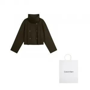 Calvin Klein Тренчкот женский, FQ3-Coffee Brown
