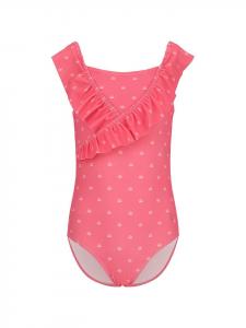 Zigzag Купальник розово-белого цвета