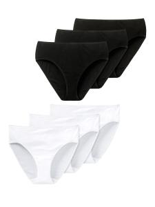 Трусики SCHIESSER Essentials, черный/белый