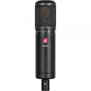 Кардиоидный конденсаторный микрофон sE Electronics sE2200 с большой диафрагмой и изоляционным блоком (черный)