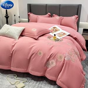 Disney Комплект постельного белья 1,5-спальный, 4 предмета, простыня, пододеяльник 200x230 см, утолщенный, 100% хлопок, цвет Daniel - Dou Sha