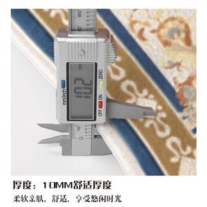 Budis Ковер 100х180 см из искусственной шерсти в скандинавском стиле ретро для гостиной/спальни, светлый, под кофейный стол