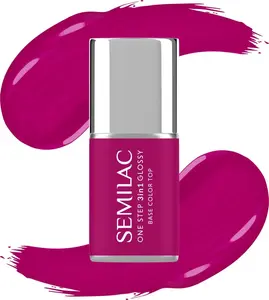 УФ-лак для ногтей Semilac 3in1 UV-Nagellack Glossy Bright Purple