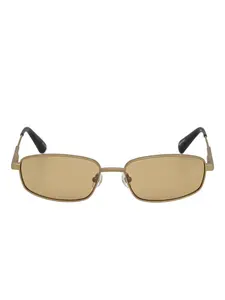 Солнцезащитные очки в прямоугольной оправе Jacquemus, коричневый