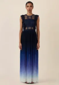 Платье макси Apart, Nachtblau-Multicolor