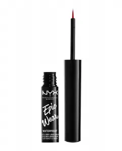 Водостойкий жидкий подводка для глаз Epic Wear Nyx Professional Makeup, Red