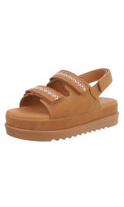 Сандалии Ital-Design, цвет Camel/Dark beige