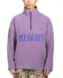 Свитер из флиса Onyx с половинной молнией Pleasures, фиолетовый