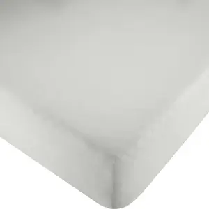 Простыня на резинке Würzburg, белая, устойчивая к кипячению, 140x200 см Erwin Müller