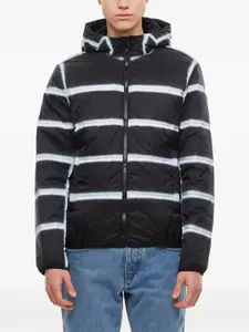 Полосатая куртка с капюшоном Givenchy, черный