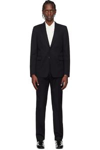 Однобортный костюм Dries Van Noten, черный