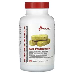 Метаболическое питание для волос, кожи и ногтей Metabolic Nutrition, 90 таблеток