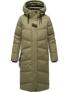 NAVAHOO Зимнее пальто 'Kuschelmausi' в зеленом цвете