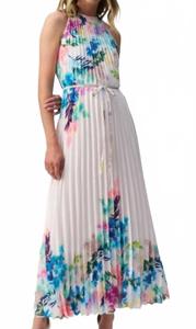 Белое платье с цветочным принтом Joseph Ribkoff