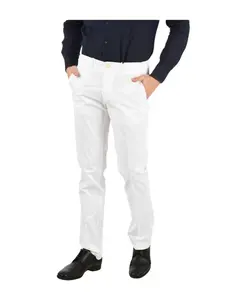 Узкие брюки-чиносы Corneliani, белый
