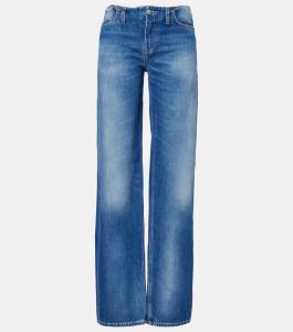 Джинсы с низкой посадкой и широкими штанинами Acne Studios, Mid Blue