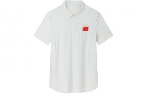 Футболка-поло Champion Series женская, бумажная шлифовка, желтая Anta