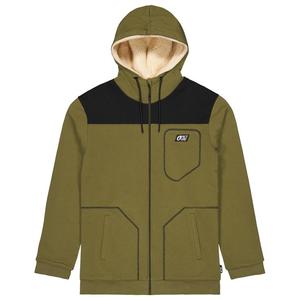 Толстовка с капюшоном на молнии из флиса и плюша, цвет табак - s Picture