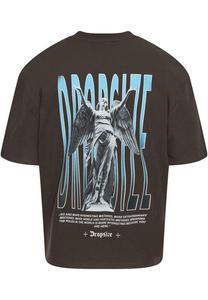 Футболка с принтом HEAVY MISTAKES Dropsize, коричневый