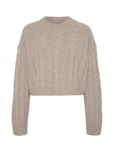 Style Republic Свободная короткая водолазка из смеси кашемира и шерсти верблюжьего меланжа