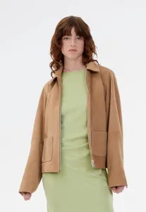 Кожаная куртка сусен Modström, Camel