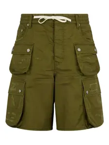 Шорты с карманами Dsquared2, зеленый