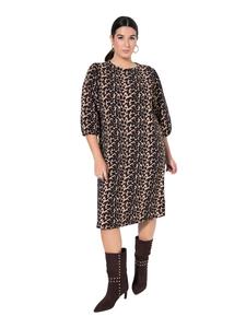 Studio Untold Платье цвета темного песка