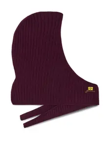 Балаклава с вышитым логотипом Ganni, красный