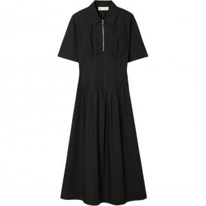 Tory Burch Женское платье с короткими рукавами, черное