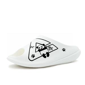 PEAK Очень маленькие мужские шлепанцы Fat Drag бело-черные суперлегкие белый/черный, цвет Super-Light White/Black