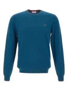 Свитер с круглым вырезом Sun68, синий