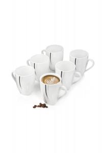 Фарфоровый набор посуды Bilgola Black Lines Sänger, mehrfarbig - kaffeebecher set 6-teilig