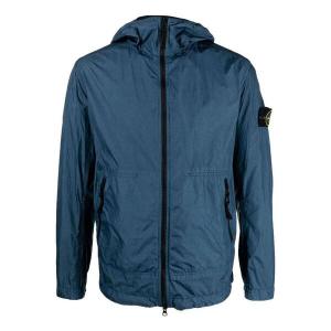 Куртка crinkle reps light hooded jacket 'dark blue' Stone Island, синий