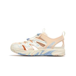 Детские сандалии с низким дышащим противоскользящим верхом XTEP, персиковый/желтый