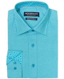 Мужская рубашка Kaleidoscope Star Nick Graham, синий