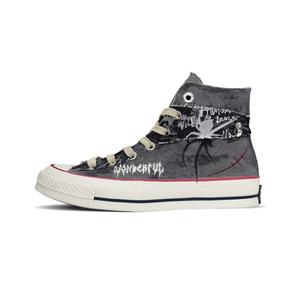 Converse Износостойкие высокие парусиновые туфли Chuck 70 унисекс, цвет: черный, белый, красный
