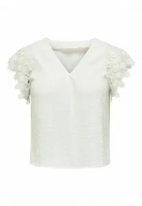 Футболка с принтом Only Carmakoma, Cloud Dancer