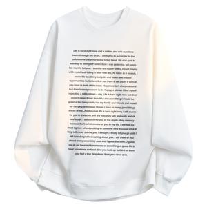 Унисекс свитшот PAUL COSTELLOE, белый