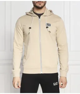 Толстовка regular fit Ea7, бежевый