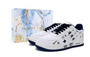 Kappa Айрис Шэдоу лоу топ скейтборд кроссовки унисекс белые, цвет White (Box)