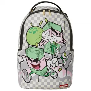 SPRAYGROUND Рюкзак для путешествий PVC Unisex Gray White