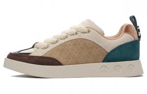 Кроссовки LI-NING 1990 Wind Chimes Skateboarding Shoes Men Low-top Pearly White/charcoal Brown/new Balsam Green, зеленый