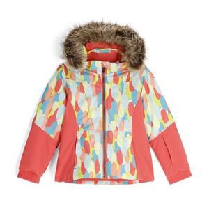 Утепленная лыжная куртка Spyder Lola (для маленьких девочек), Coral Haze Sprinkles